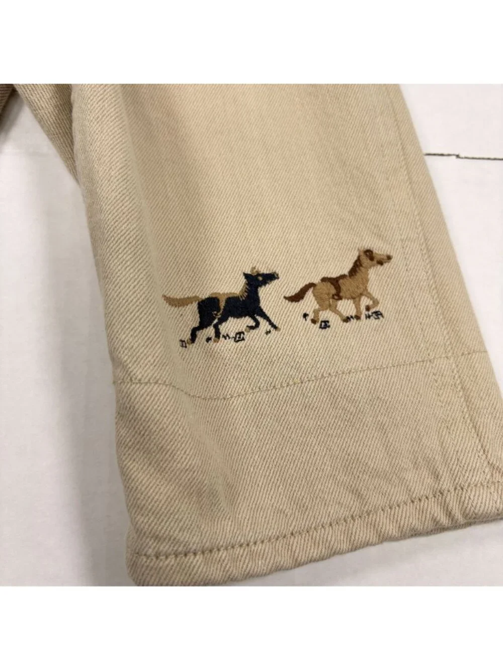 Vintage Oshkosh Y2K Western Cowboy Embroidered Denim Jeans 6m - 9m + 12m